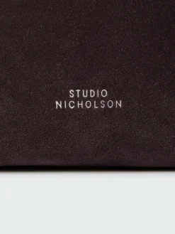 Discount Studio Nicholson Hobo Type 1 Suede Bag Conker