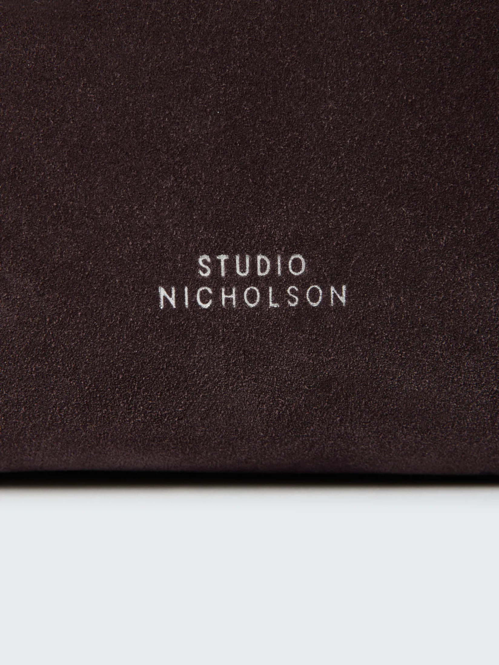 Discount Studio Nicholson Hobo Type 1 Suede Bag Conker