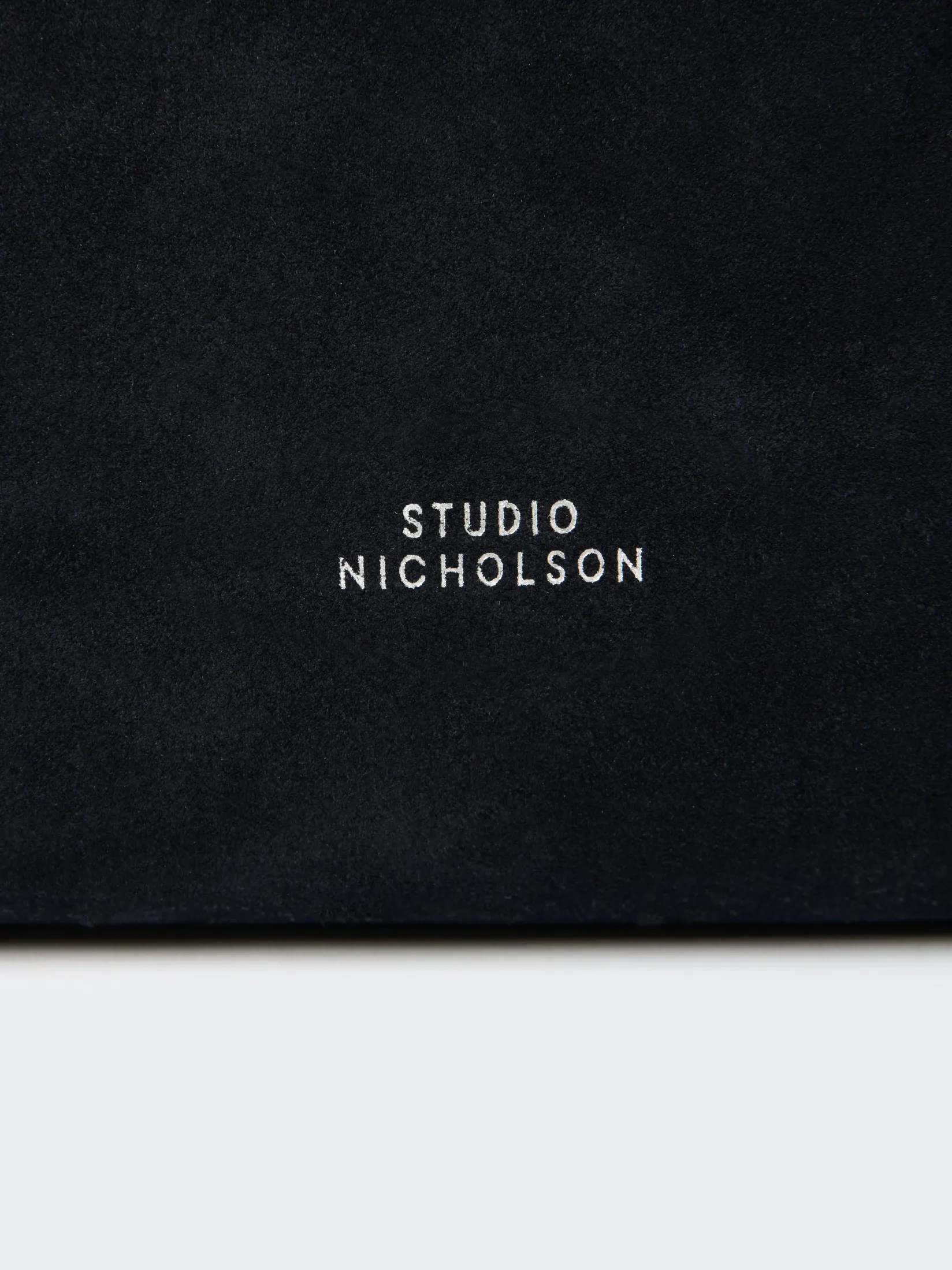 Outlet Studio Nicholson Hobo Type 2 Suede Bag Darkest Navy