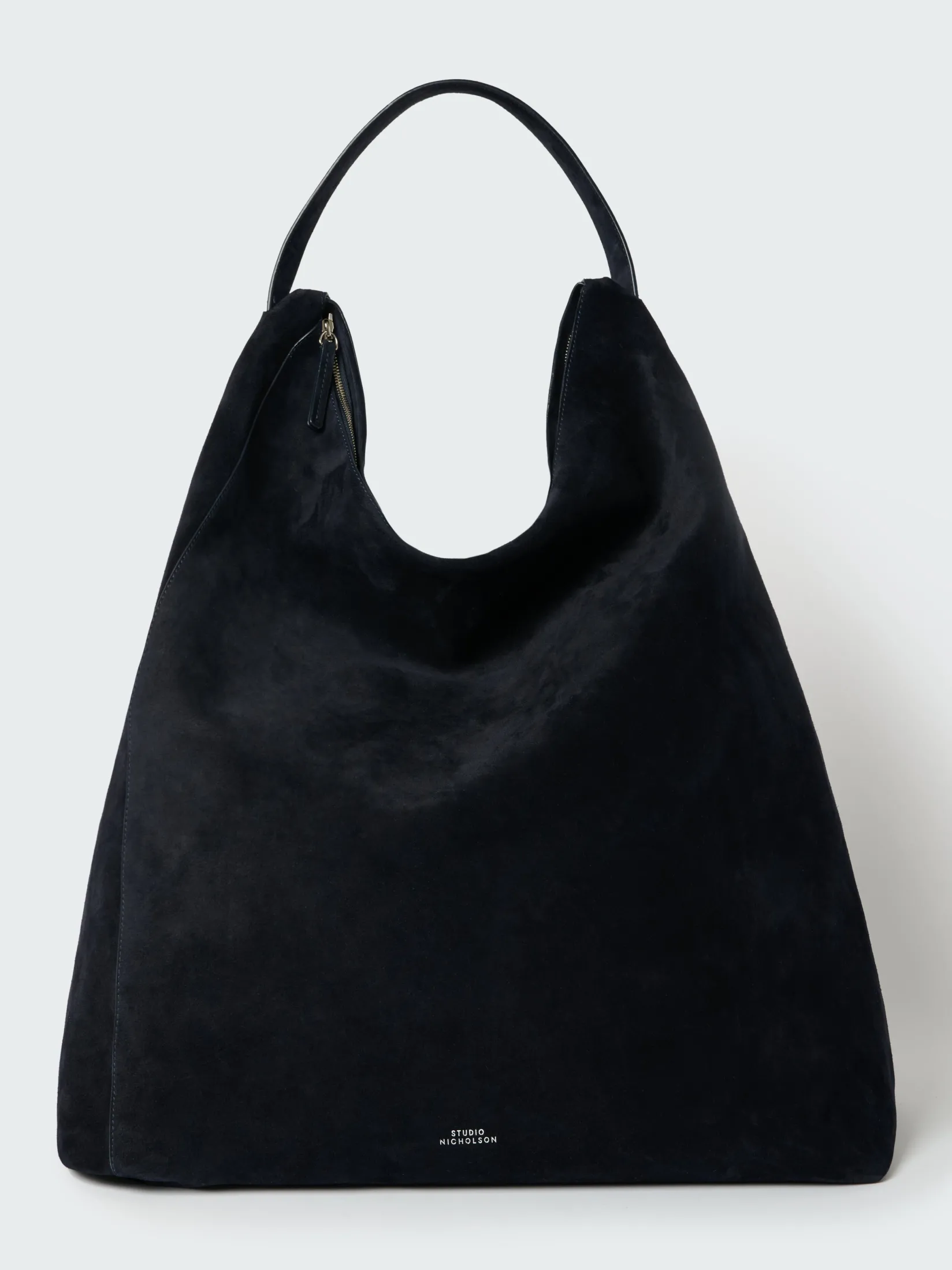Outlet Studio Nicholson Hobo Type 2 Suede Bag Darkest Navy