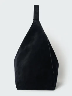 Outlet Studio Nicholson Hobo Type 2 Suede Bag Darkest Navy