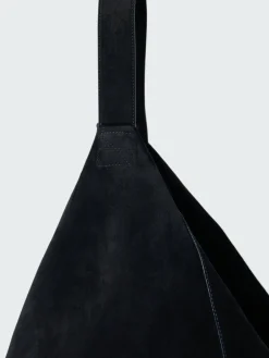 Outlet Studio Nicholson Hobo Type 2 Suede Bag Darkest Navy