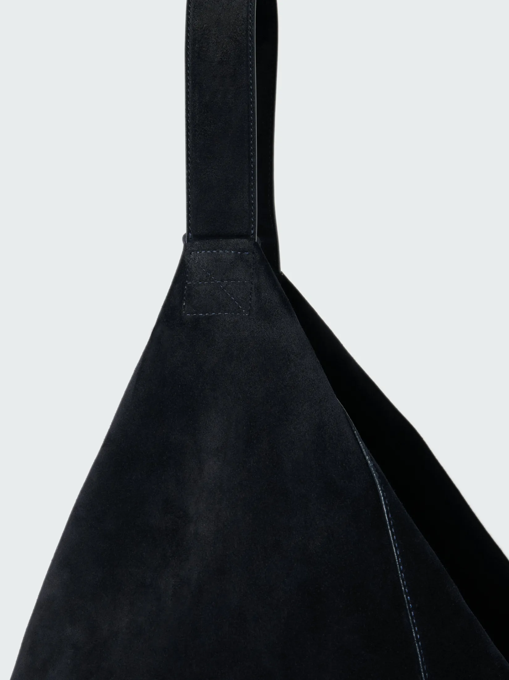 Outlet Studio Nicholson Hobo Type 2 Suede Bag Darkest Navy
