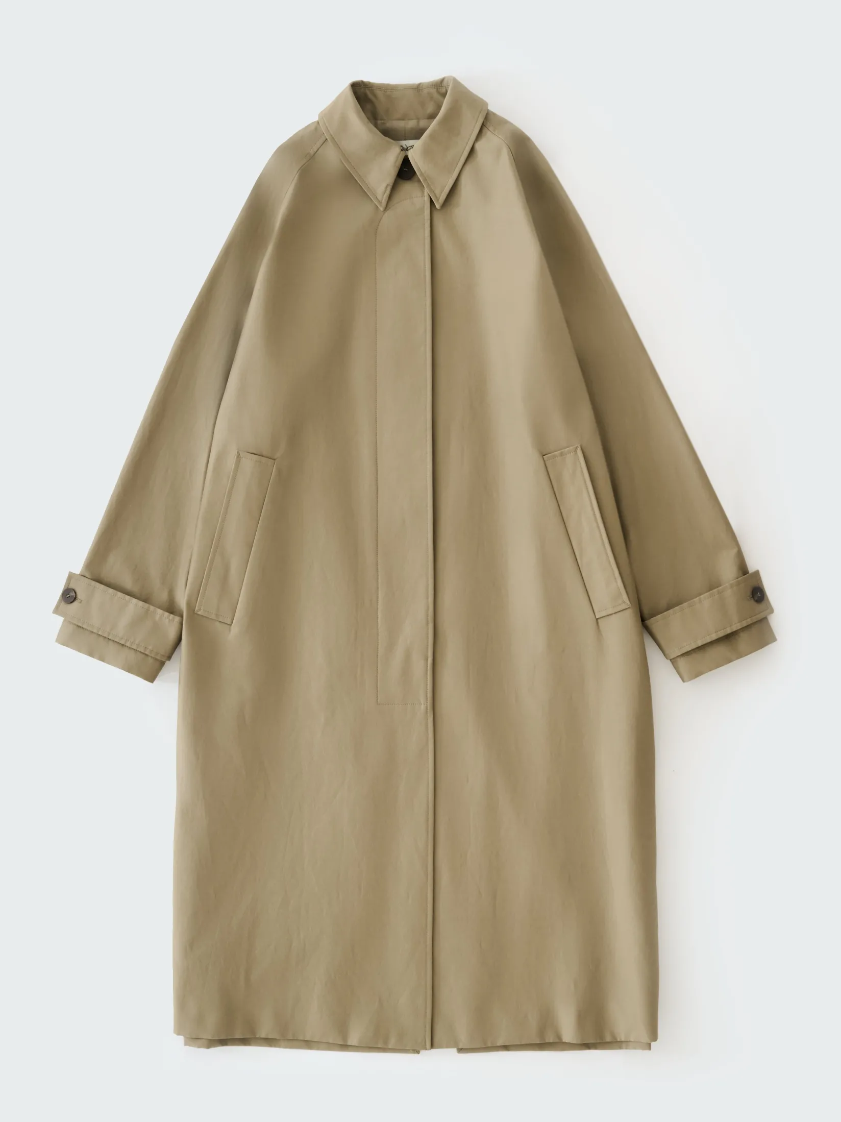 Clearance Studio Nicholson Holin Coated Cotton Coat Dark Dusk