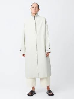 Outlet Studio Nicholson Holin Coated Cotton Coat Dove