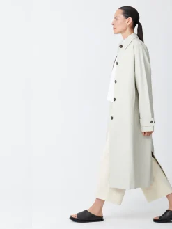 Outlet Studio Nicholson Holin Coated Cotton Coat Dove