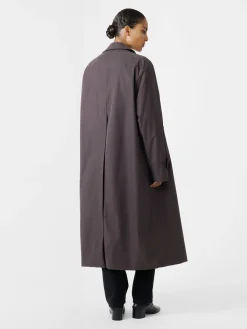 Outlet Studio Nicholson Holin Technical Cotton Coat Cocoa
