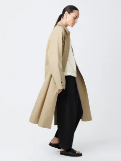 Best Studio Nicholson Holin Technical Cotton Coat Tan