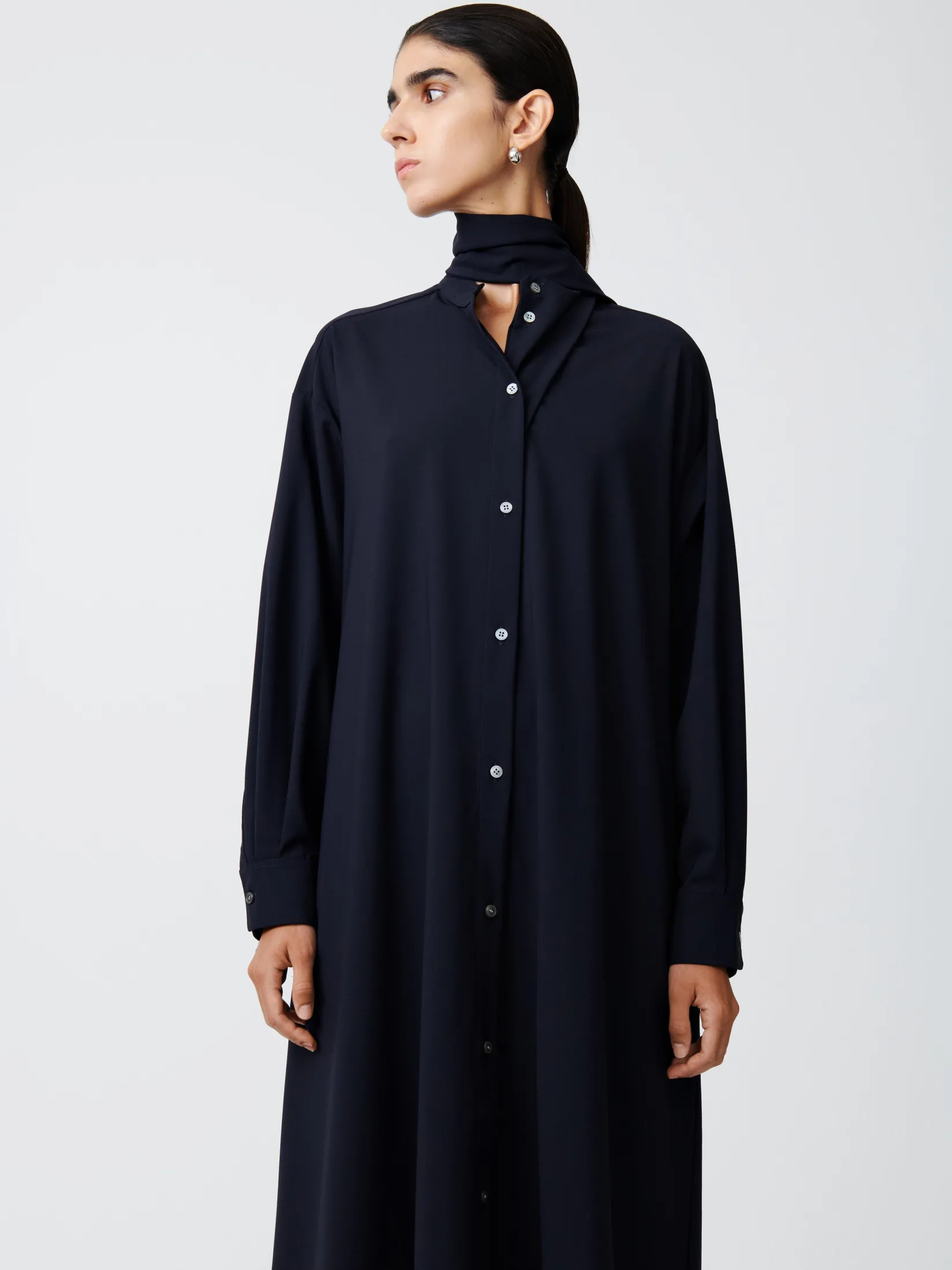 Hot Studio Nicholson Hurn Dress Darkest Navy