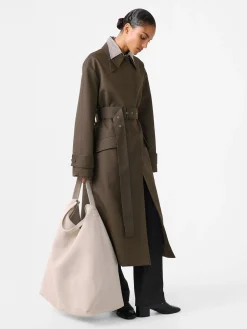 Sale Studio Nicholson Innis Coat Moss / Black