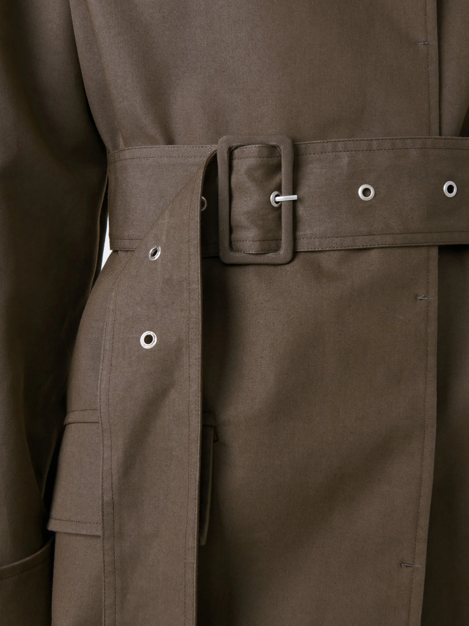 Sale Studio Nicholson Innis Coat Moss / Black