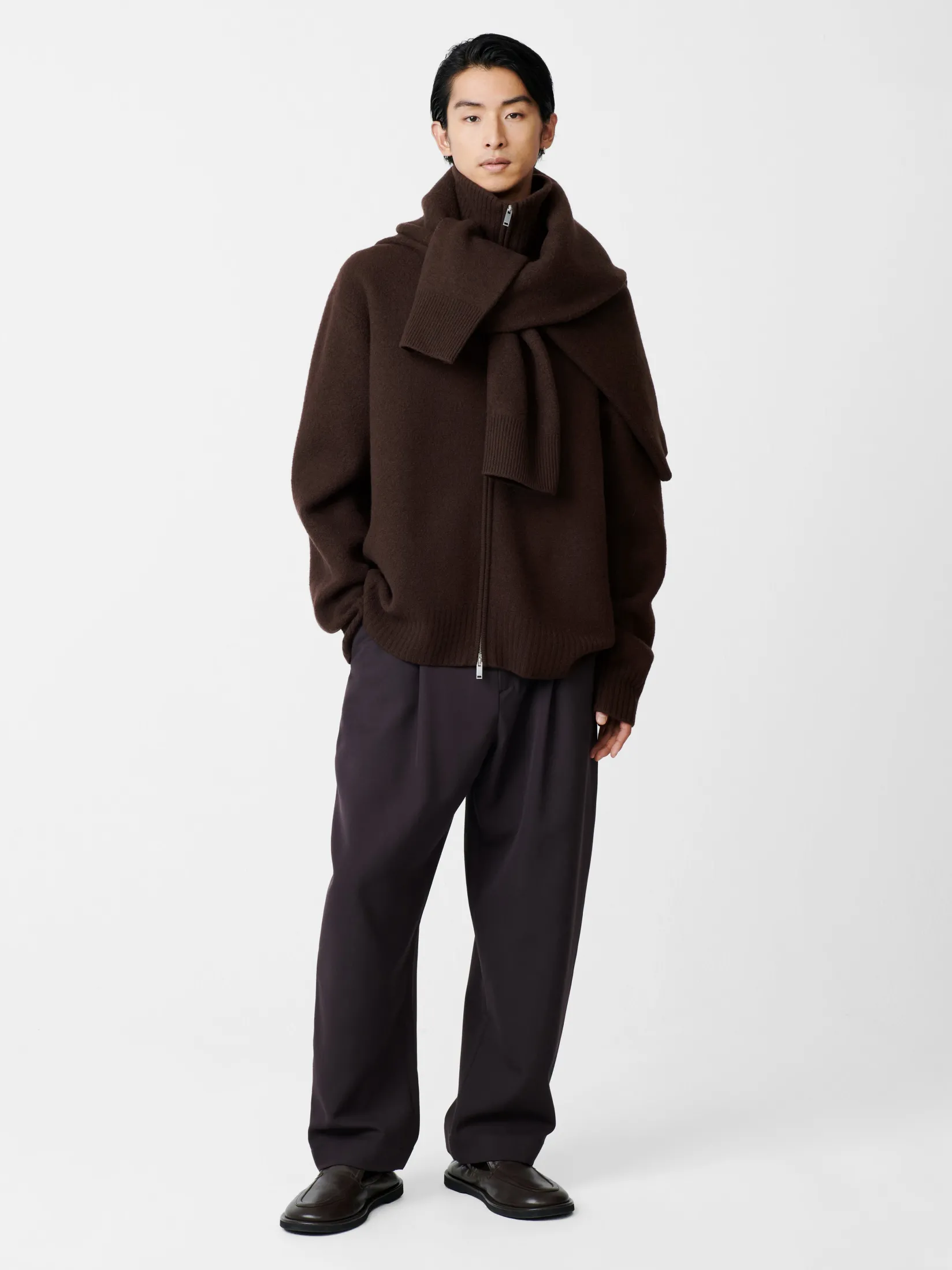 Hot Studio Nicholson Iwaki Knit Espresso Brown