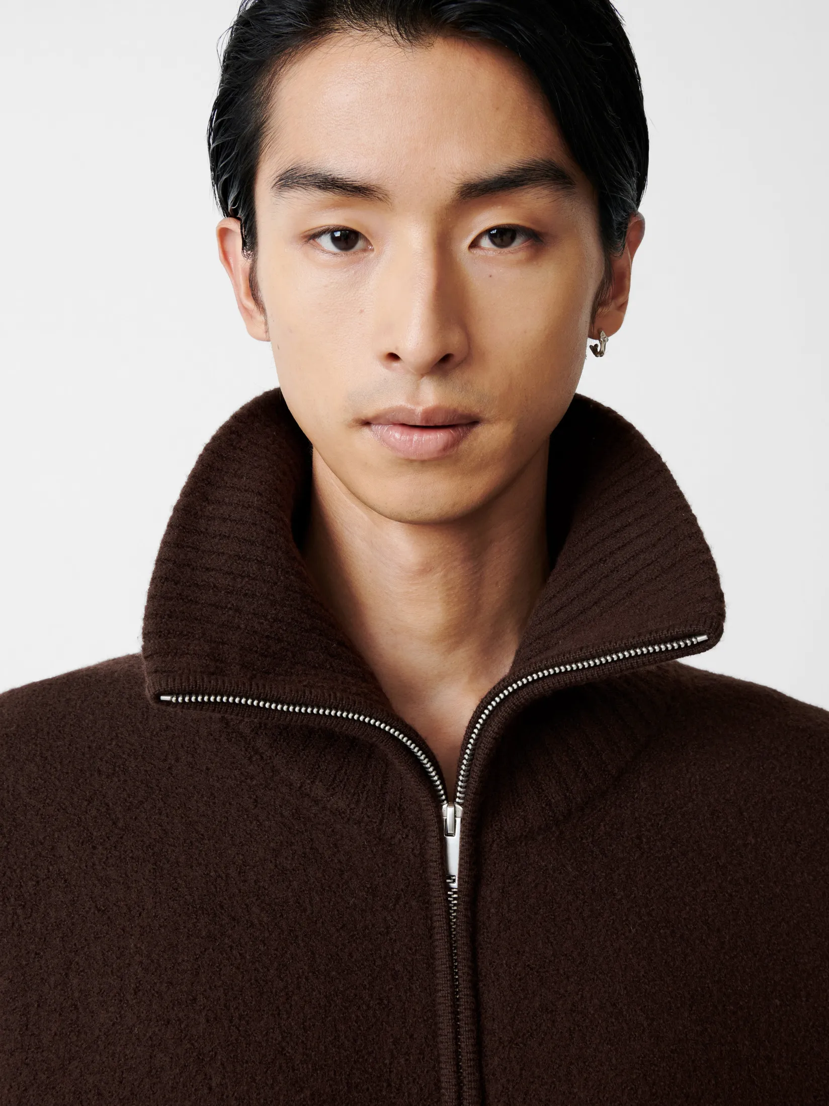 Hot Studio Nicholson Iwaki Knit Espresso Brown