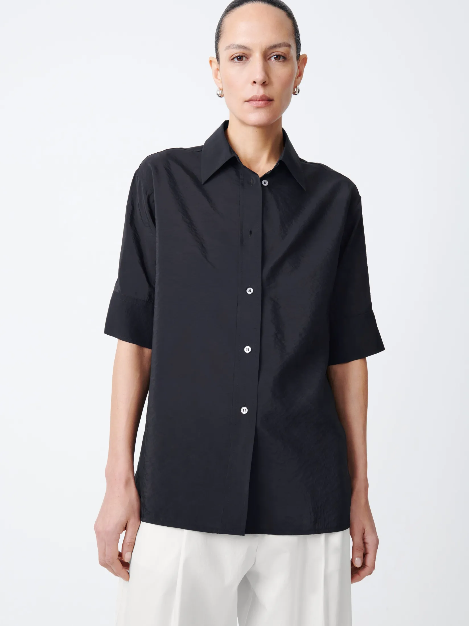 Outlet Studio Nicholson Jonzen Shirt Darkest Navy