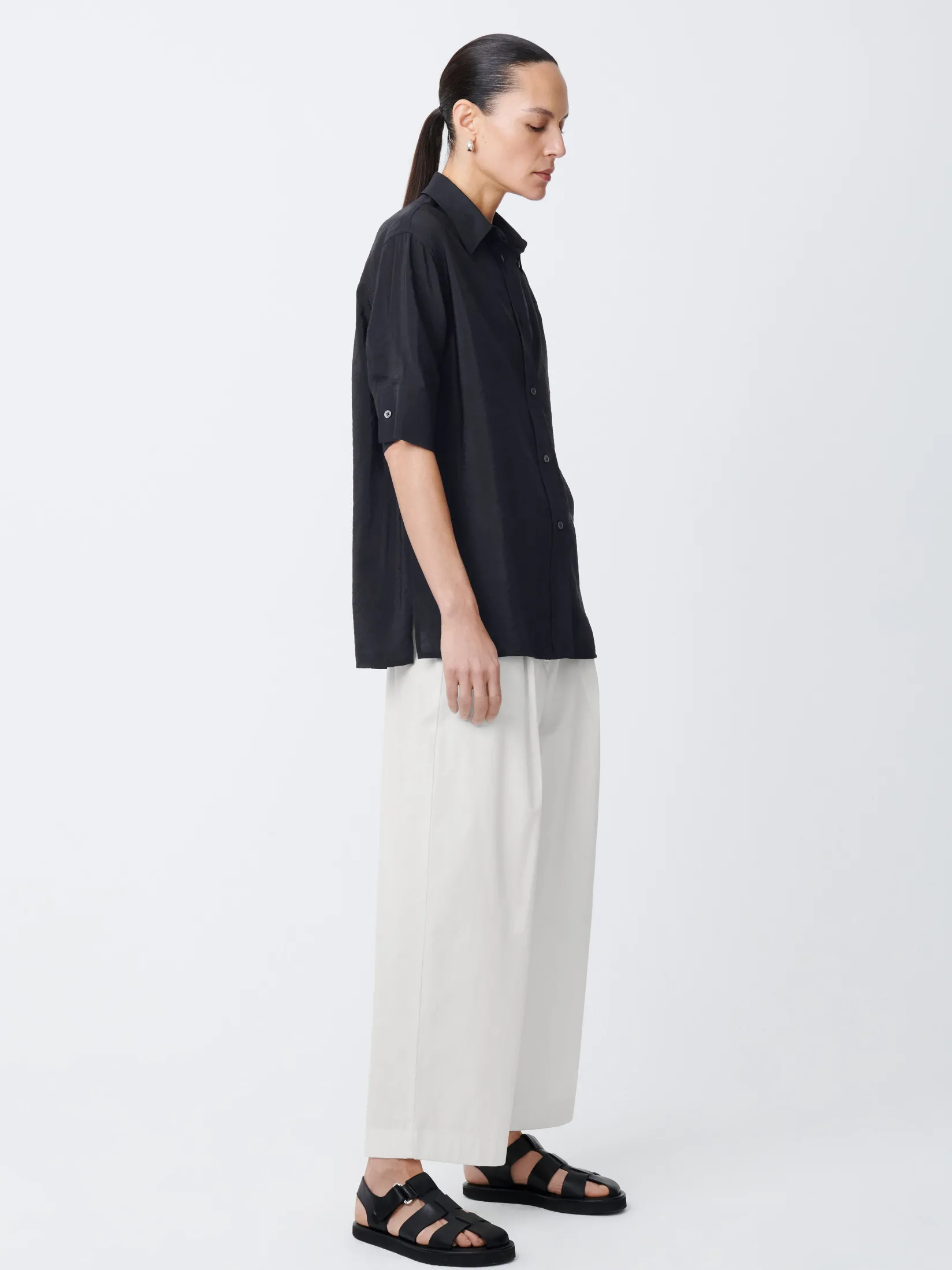 Outlet Studio Nicholson Jonzen Shirt Darkest Navy
