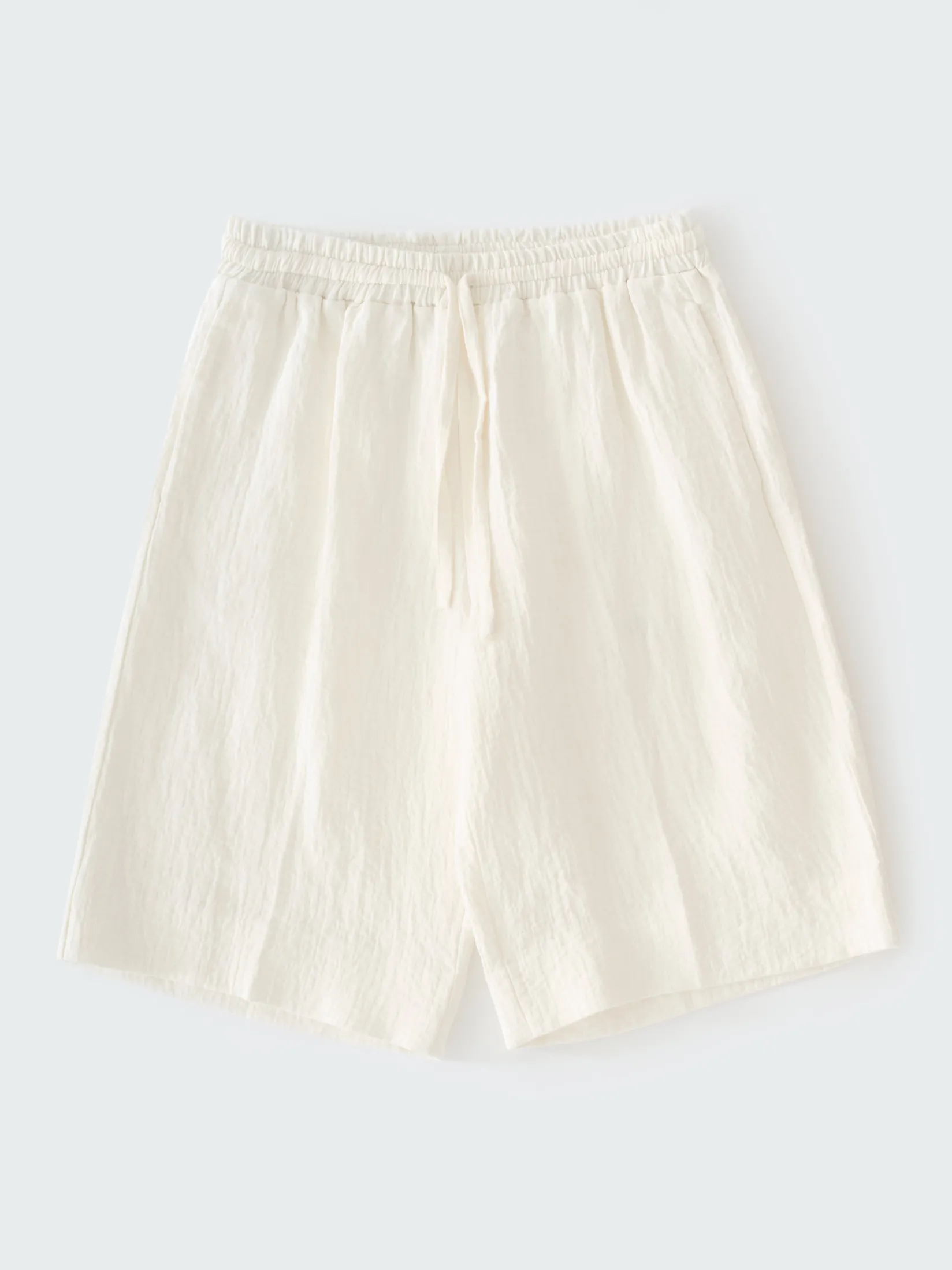 Discount Studio Nicholson Joshua Linen Short Parchment