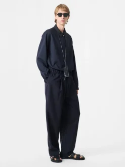 Sale Studio Nicholson Joss Shirt Darkest Navy