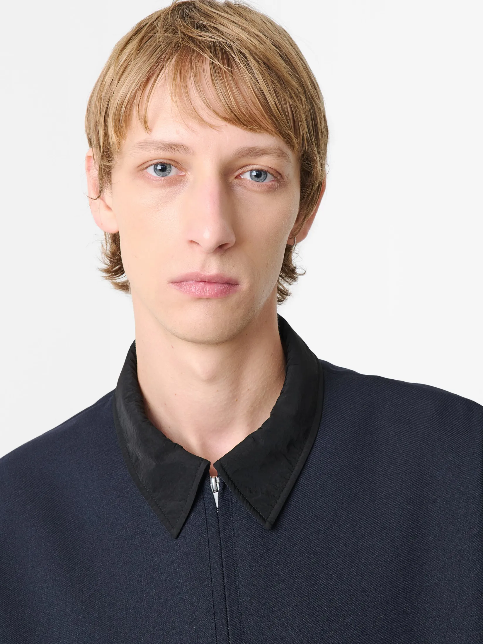 Sale Studio Nicholson Joss Shirt Darkest Navy