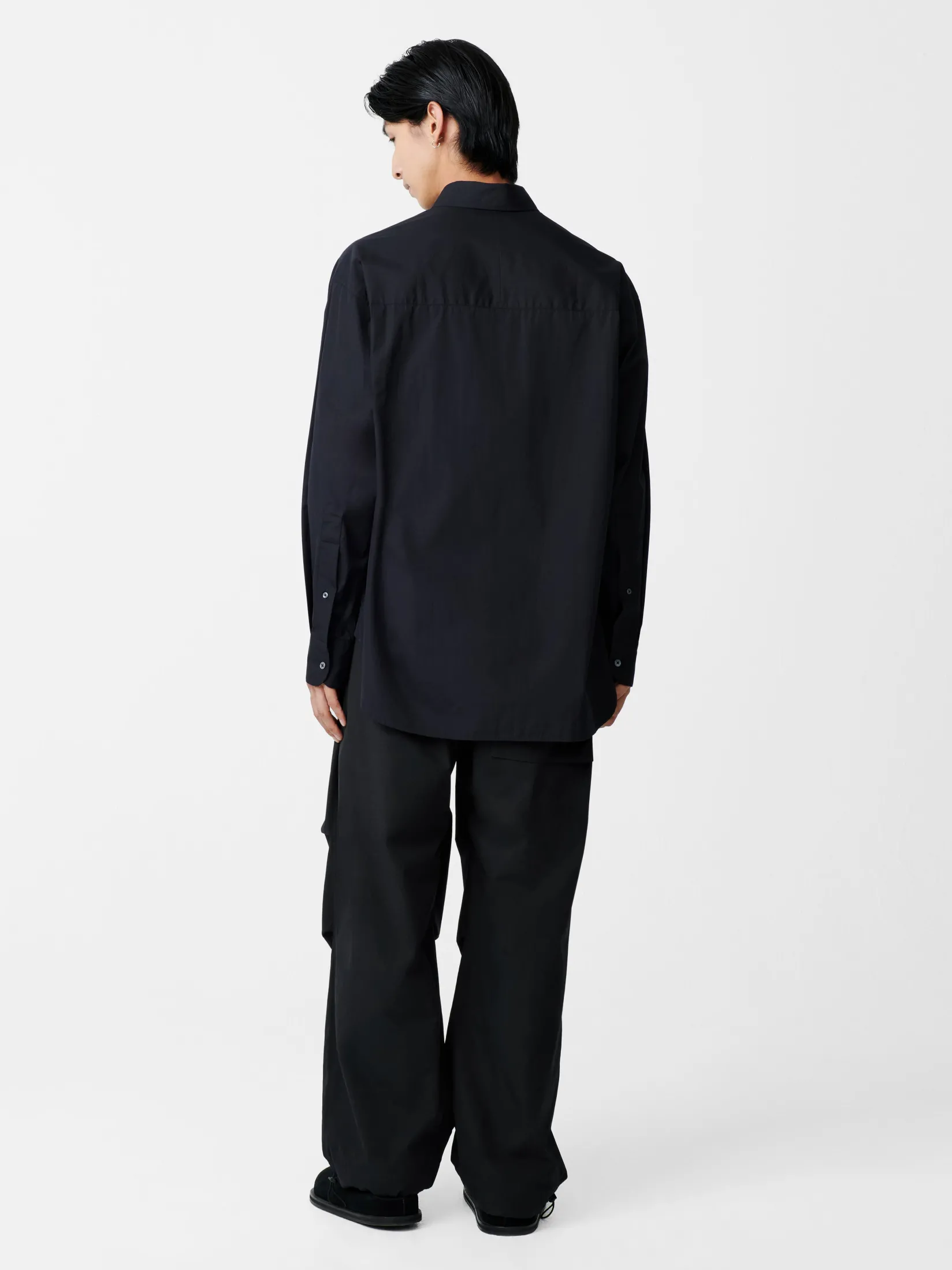 Clearance Studio Nicholson Jude Shirt Darkest Navy