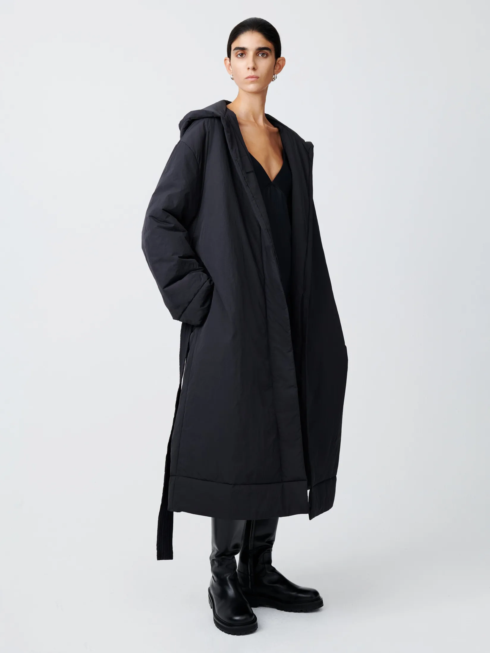 New Studio Nicholson Kariba Ecodown Coat Black