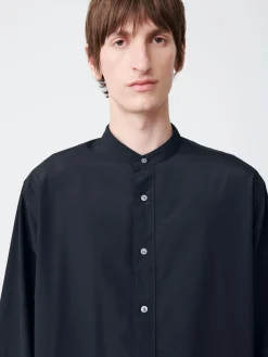Clearance Studio Nicholson Key Shirt Darkest Navy