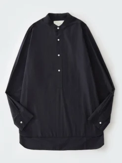 Clearance Studio Nicholson Key Shirt Darkest Navy