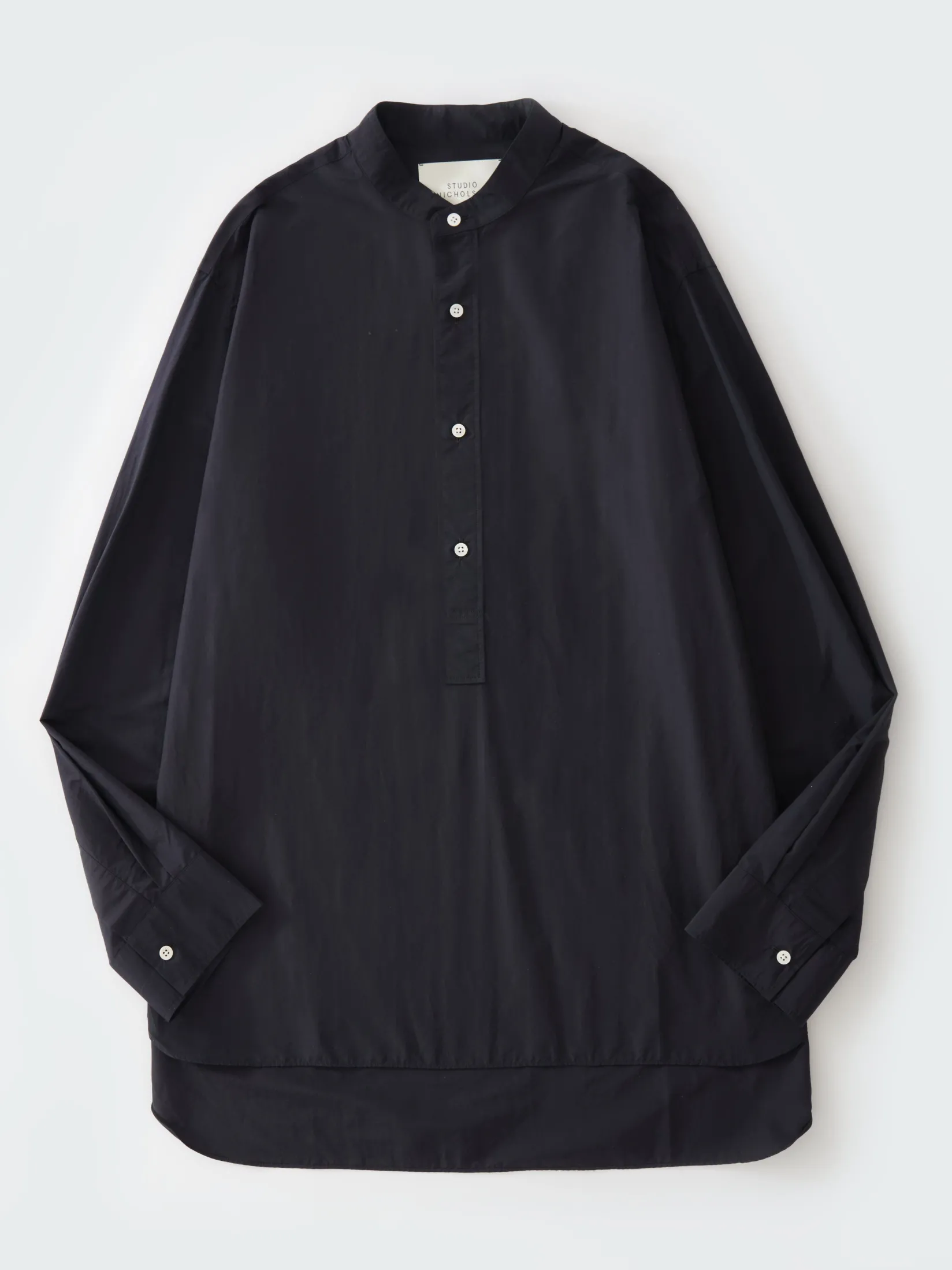 Clearance Studio Nicholson Key Shirt Darkest Navy