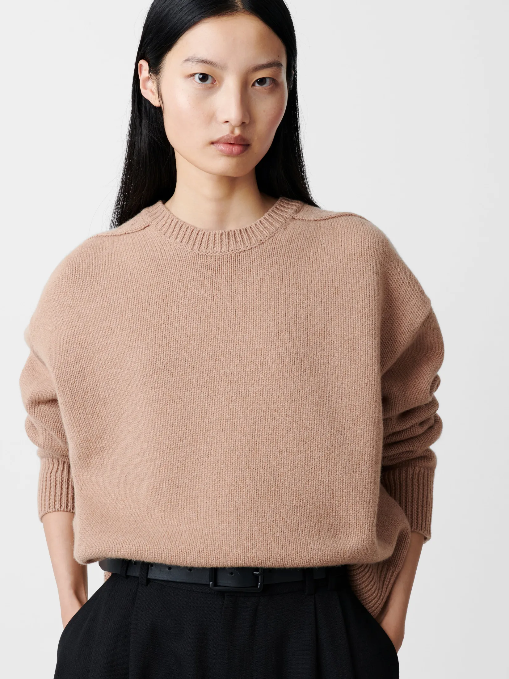 Clearance Studio Nicholson Lago Knit Camel