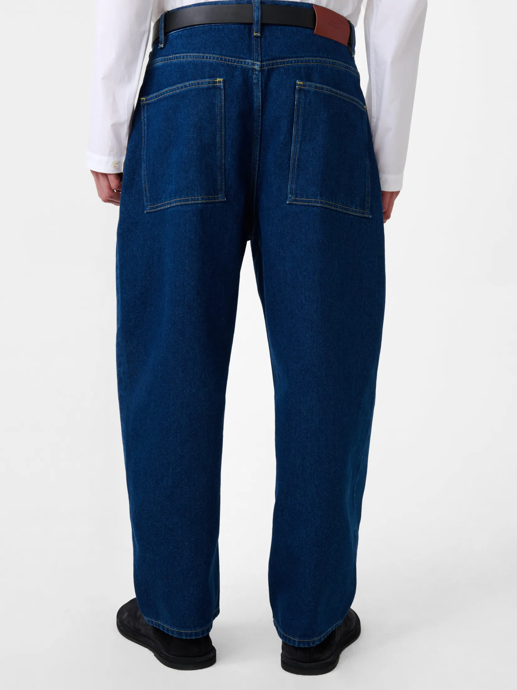 New Studio Nicholson Land Denim Pant Indigo Wash