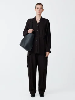 Fashion Studio Nicholson Lane Shirt Espresso