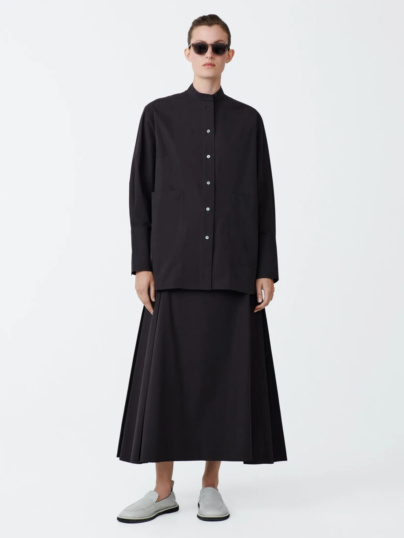 Online Studio Nicholson Lawson Skirt Black Grape