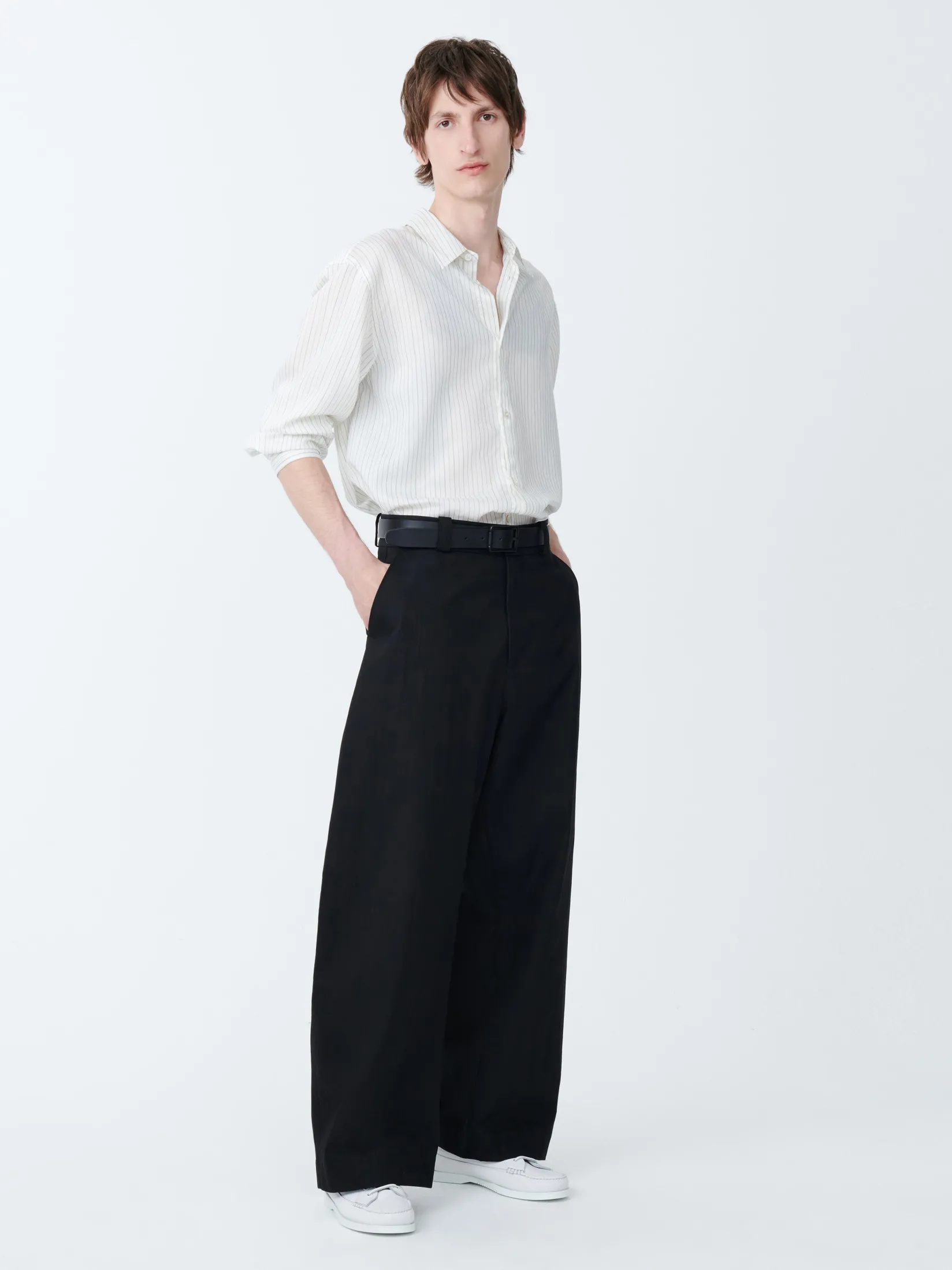 Outlet Studio Nicholson Levy Sporty Cotton Pant Black