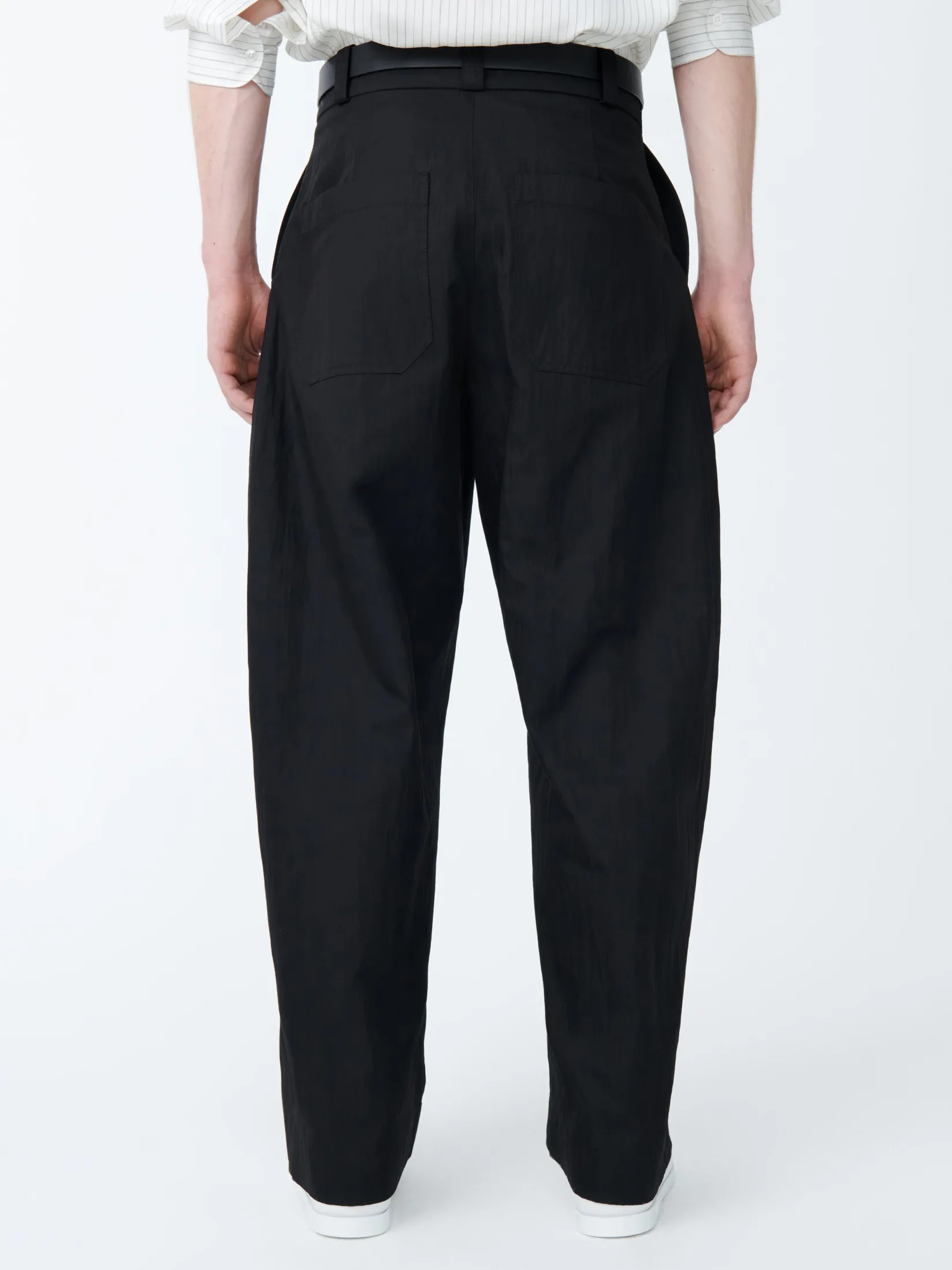 Outlet Studio Nicholson Levy Sporty Cotton Pant Black