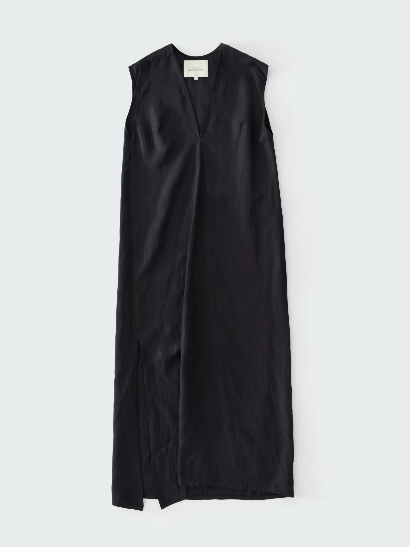 Sale Studio Nicholson Lise Linen Dress Darkest Navy