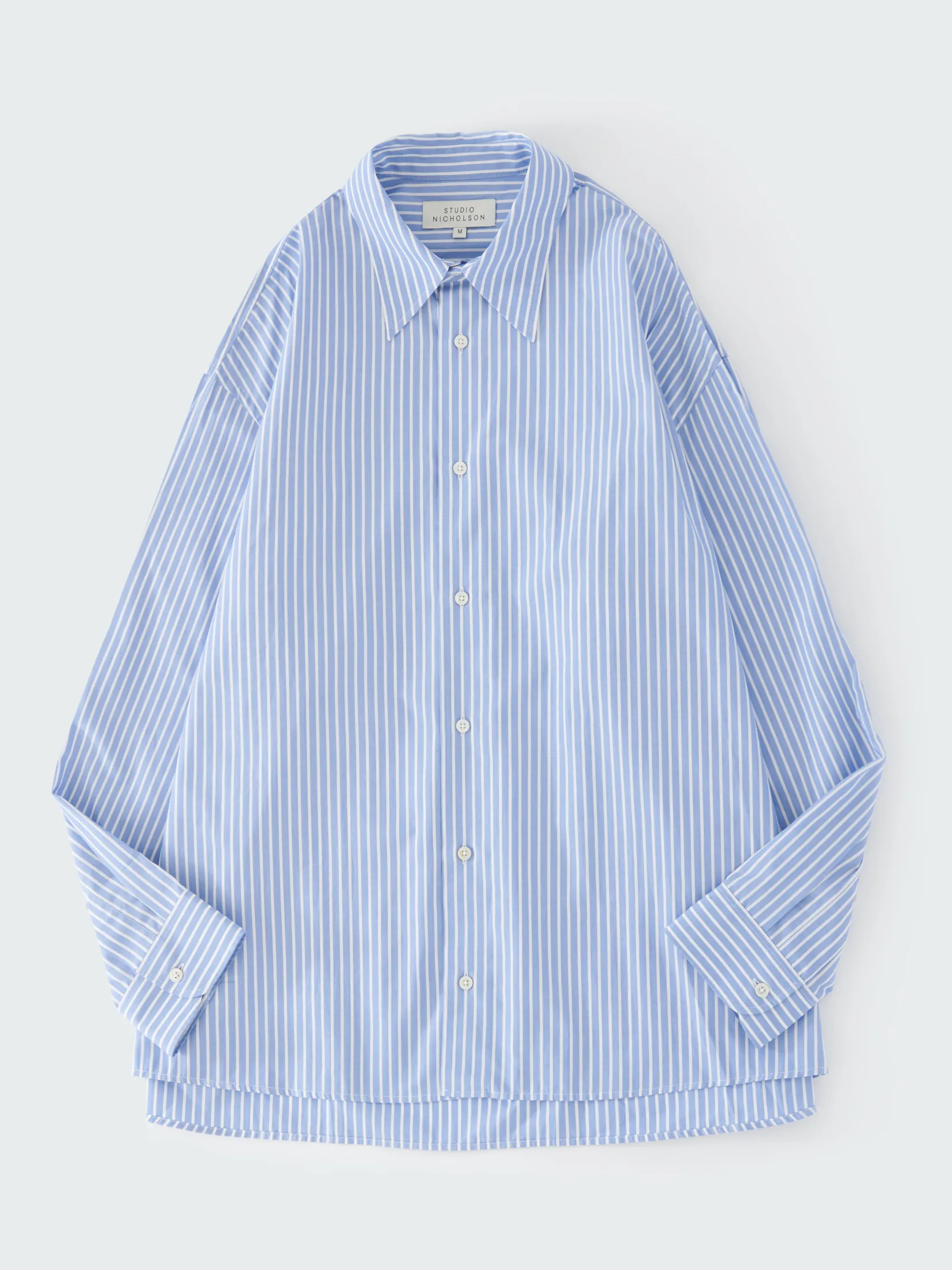 Sale Studio Nicholson Loche Shirt Blue Stripe