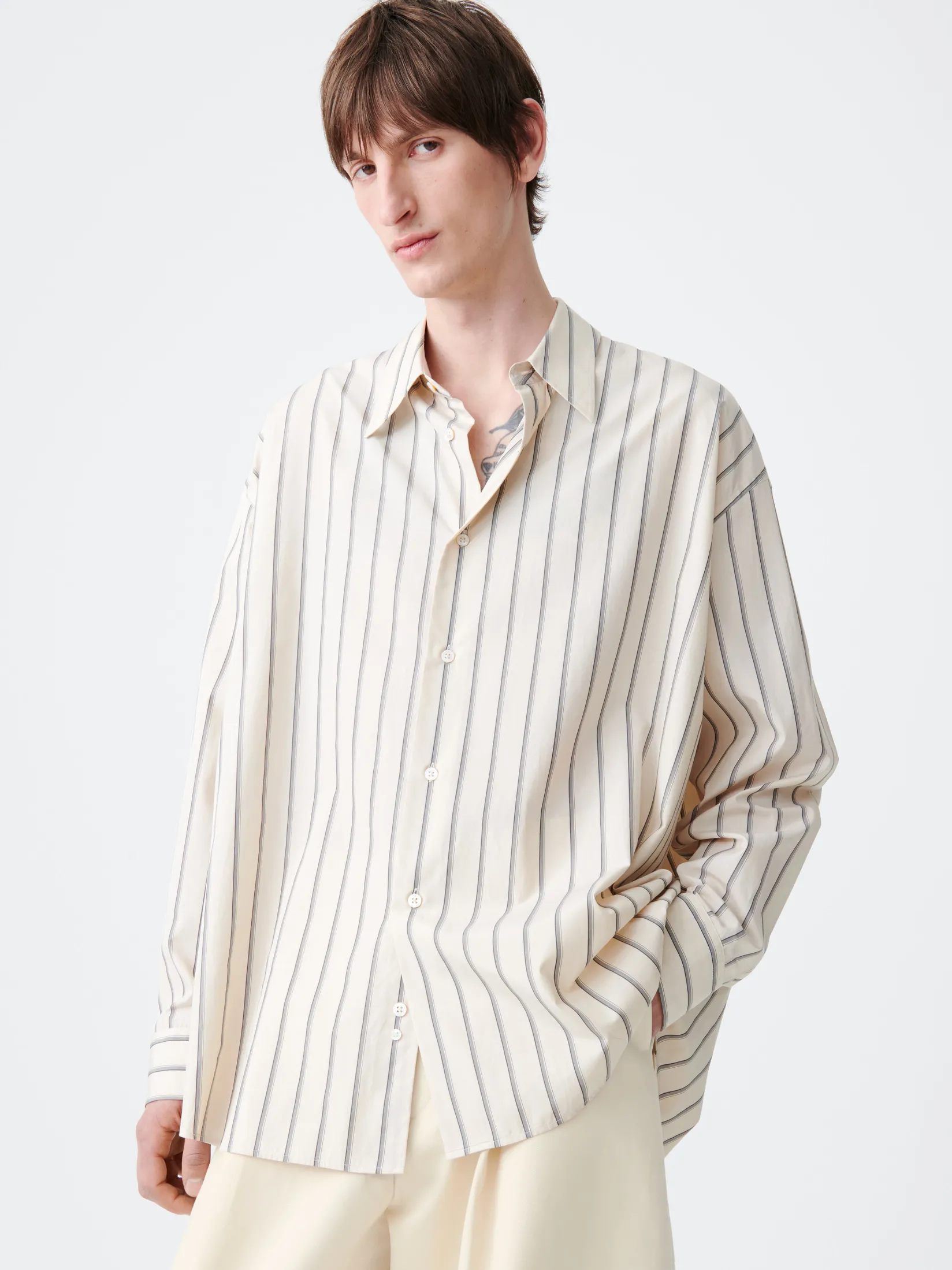 Outlet Studio Nicholson Loche Shirt Plaster Stripe