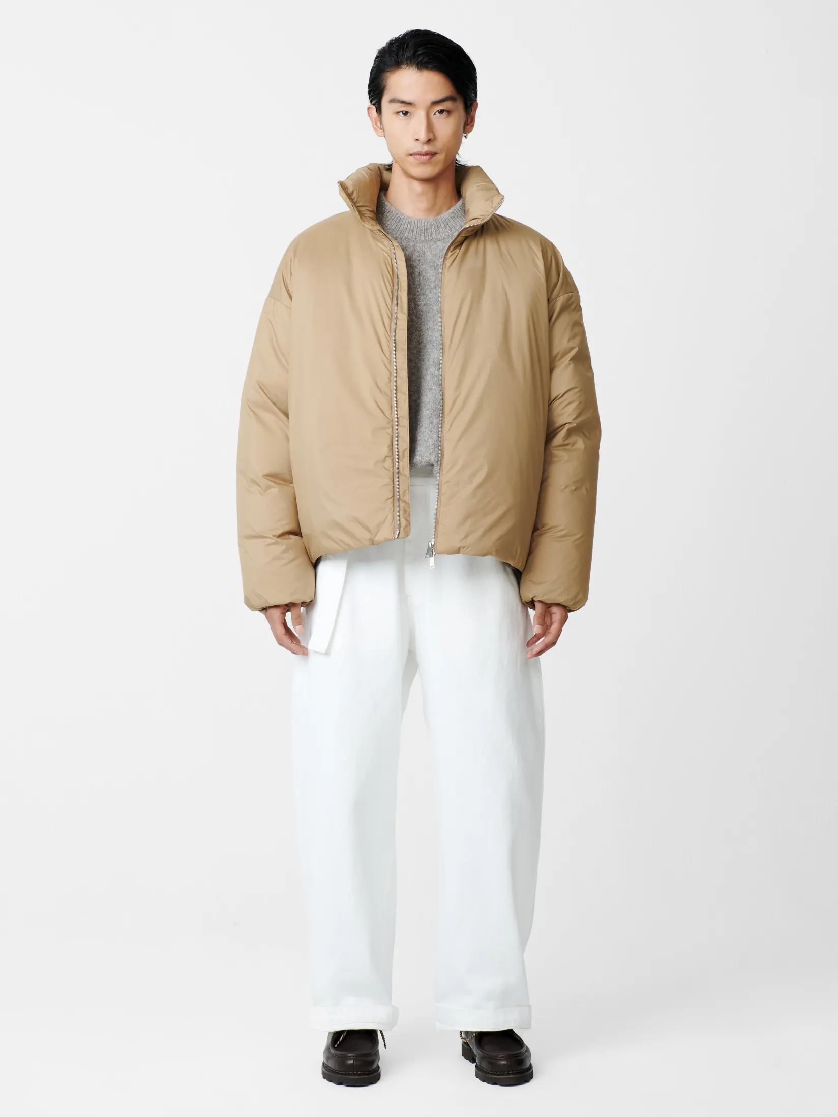 Fashion Studio Nicholson Loft Down Jacket Taupe