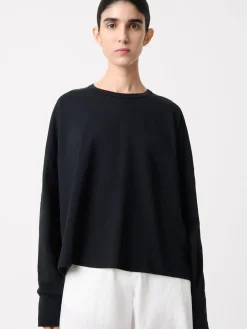 Online Studio Nicholson Loop Long Sleeve T-Shirt Black
