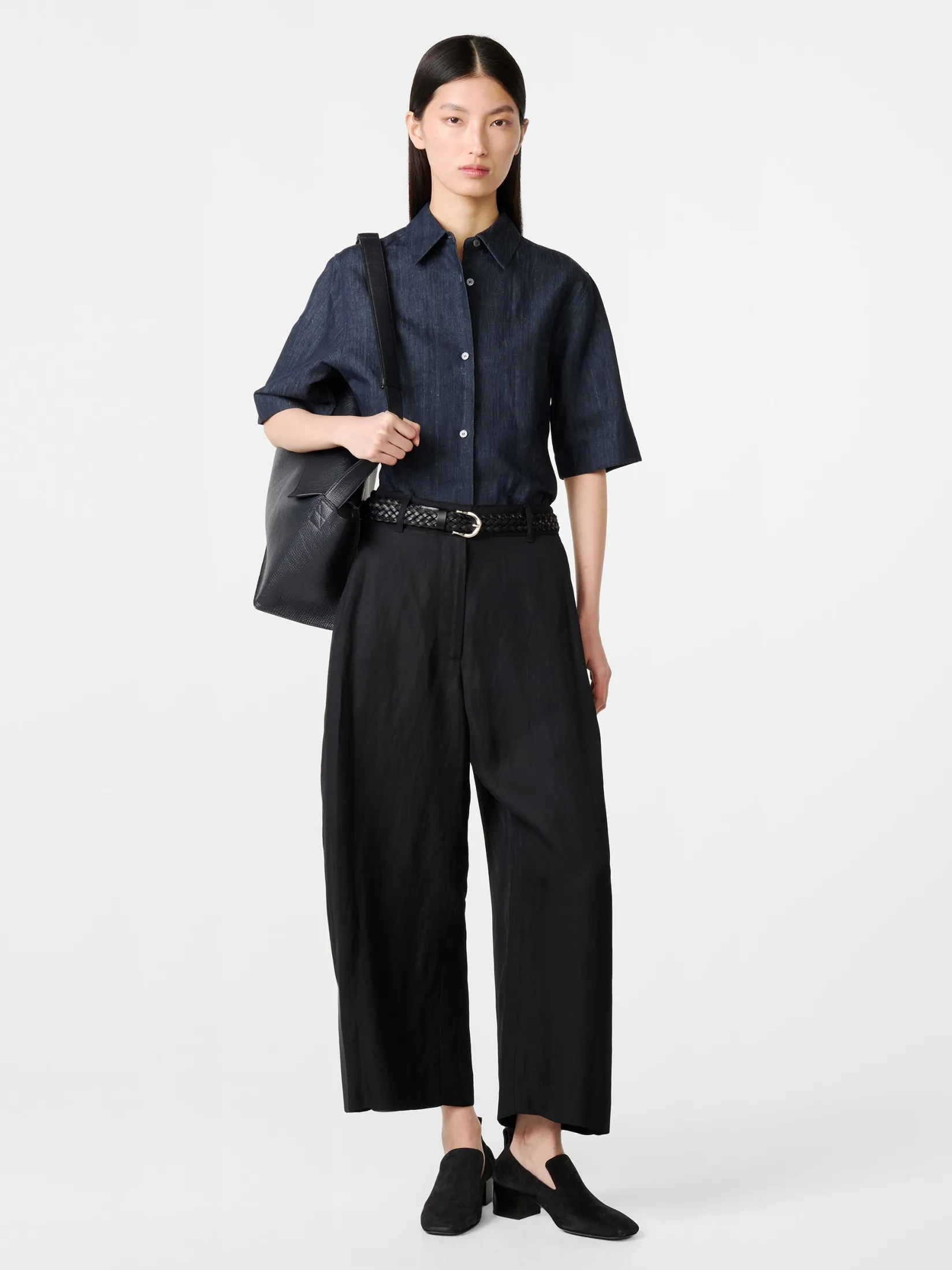 Sale Studio Nicholson Luis Shirt Indigo