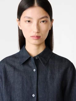 Sale Studio Nicholson Luis Shirt Indigo