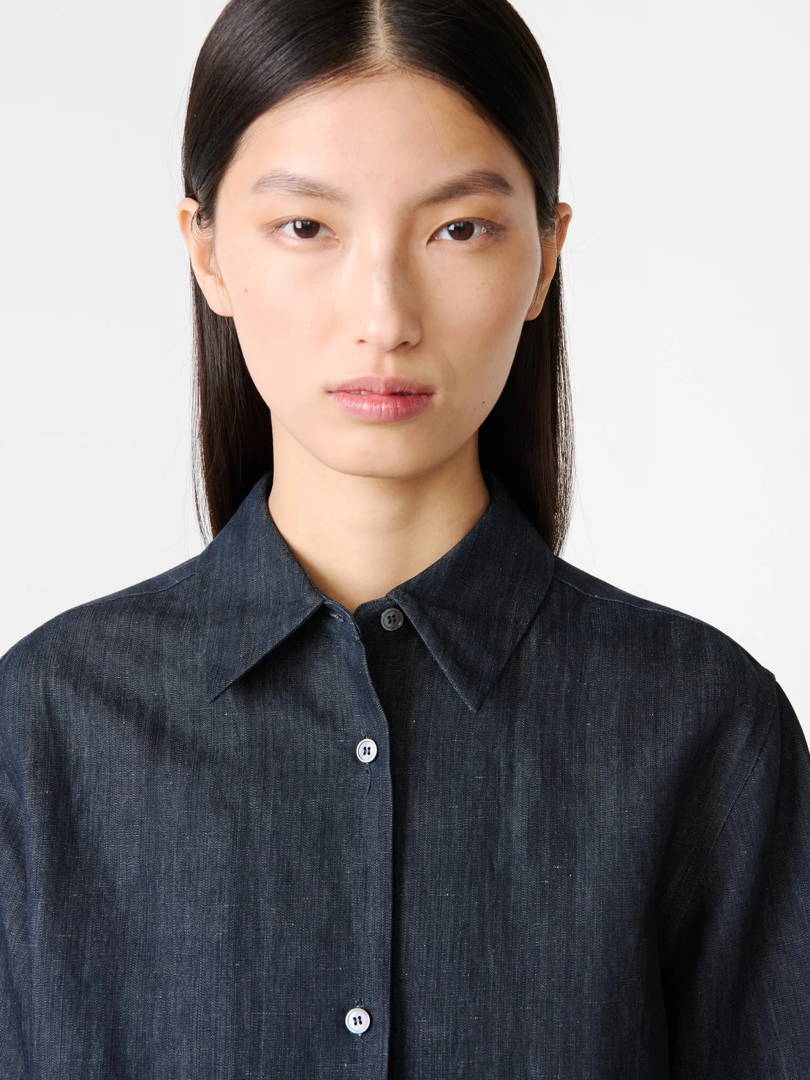 Sale Studio Nicholson Luis Shirt Indigo