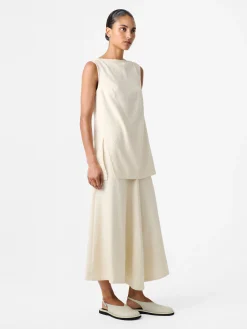 New Studio Nicholson Mae Skirt Cream