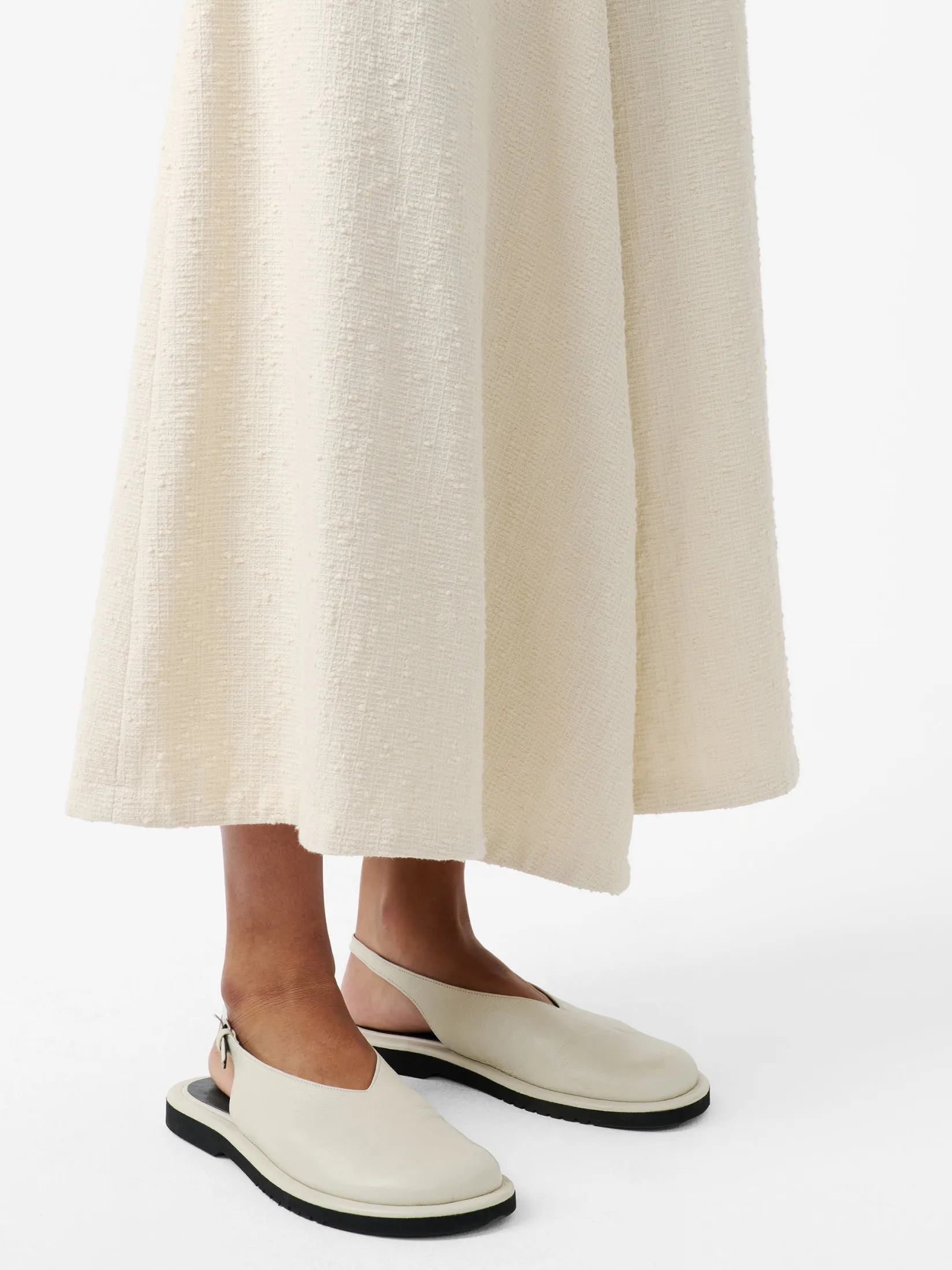 New Studio Nicholson Mae Skirt Cream
