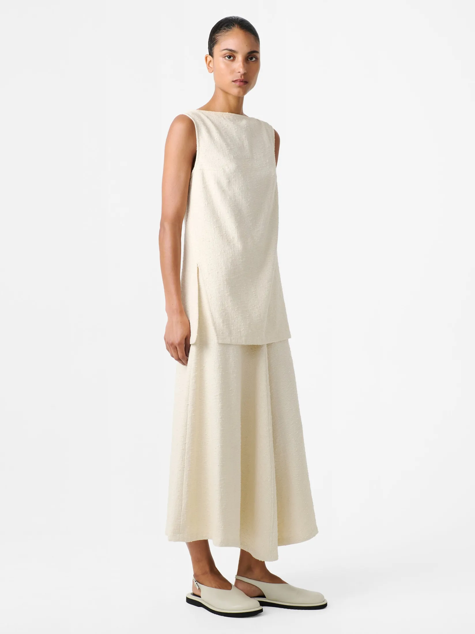 Fashion Studio Nicholson Mager Top Cream