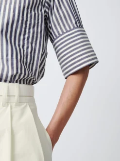 Clearance Studio Nicholson Malawi Shirt Stripe Navy