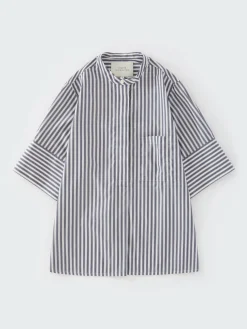 Clearance Studio Nicholson Malawi Shirt Stripe Navy