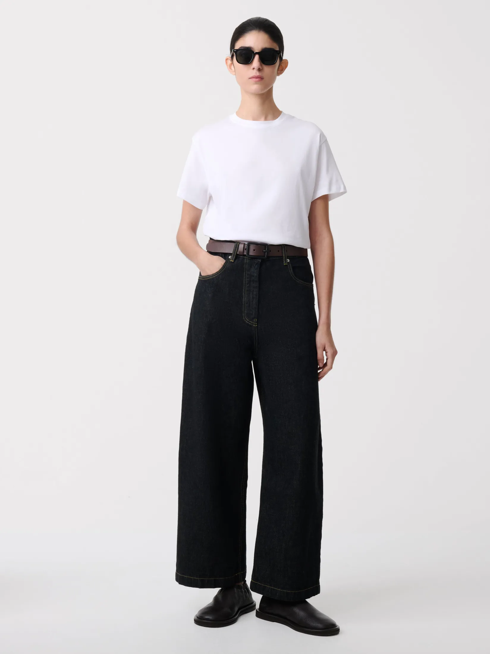 Fashion Studio Nicholson Marine T-Shirt Off White