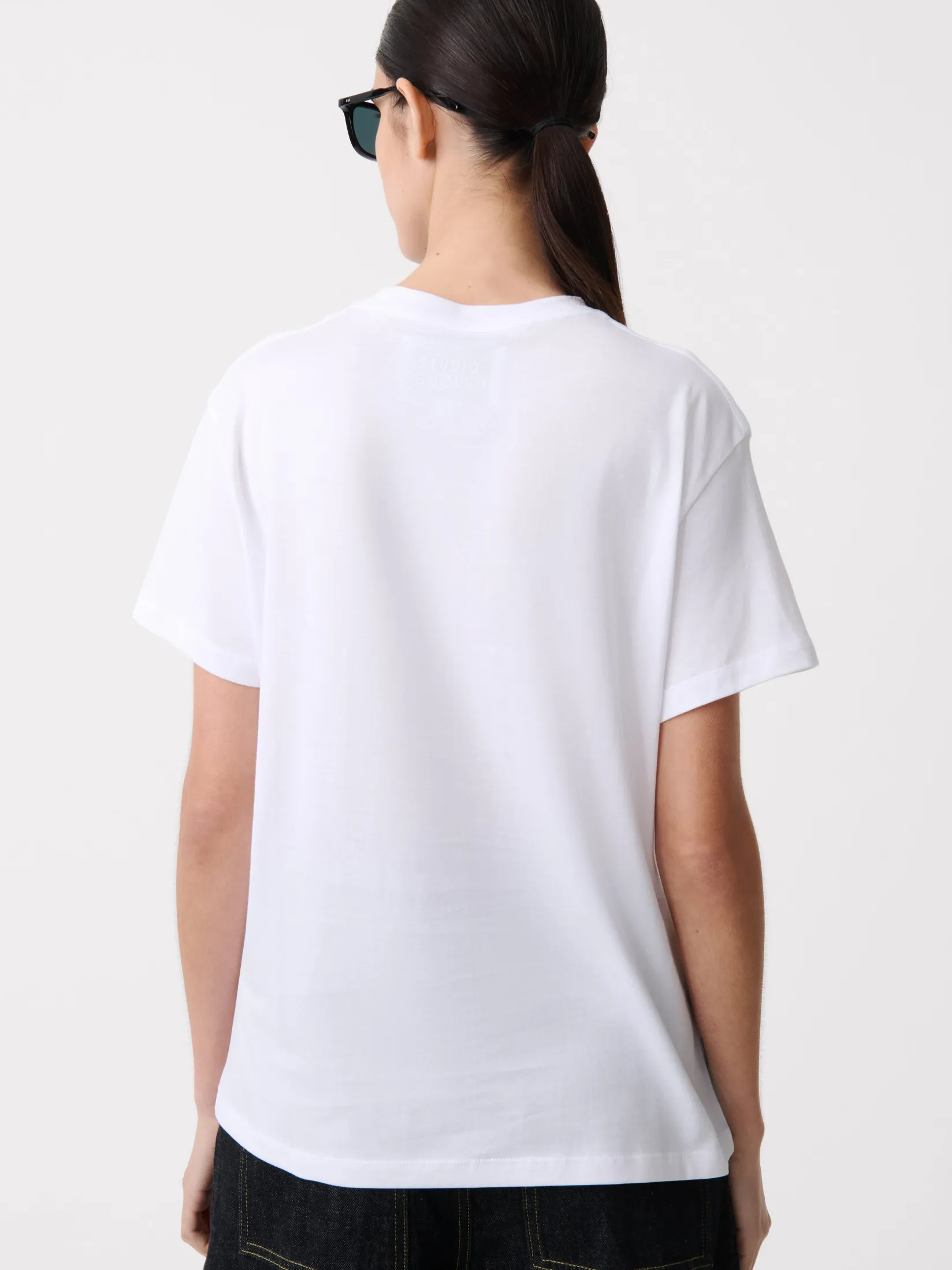 Fashion Studio Nicholson Marine T-Shirt Off White