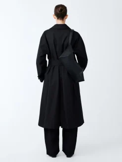 Fashion Studio Nicholson Mawer Coat Black Grape