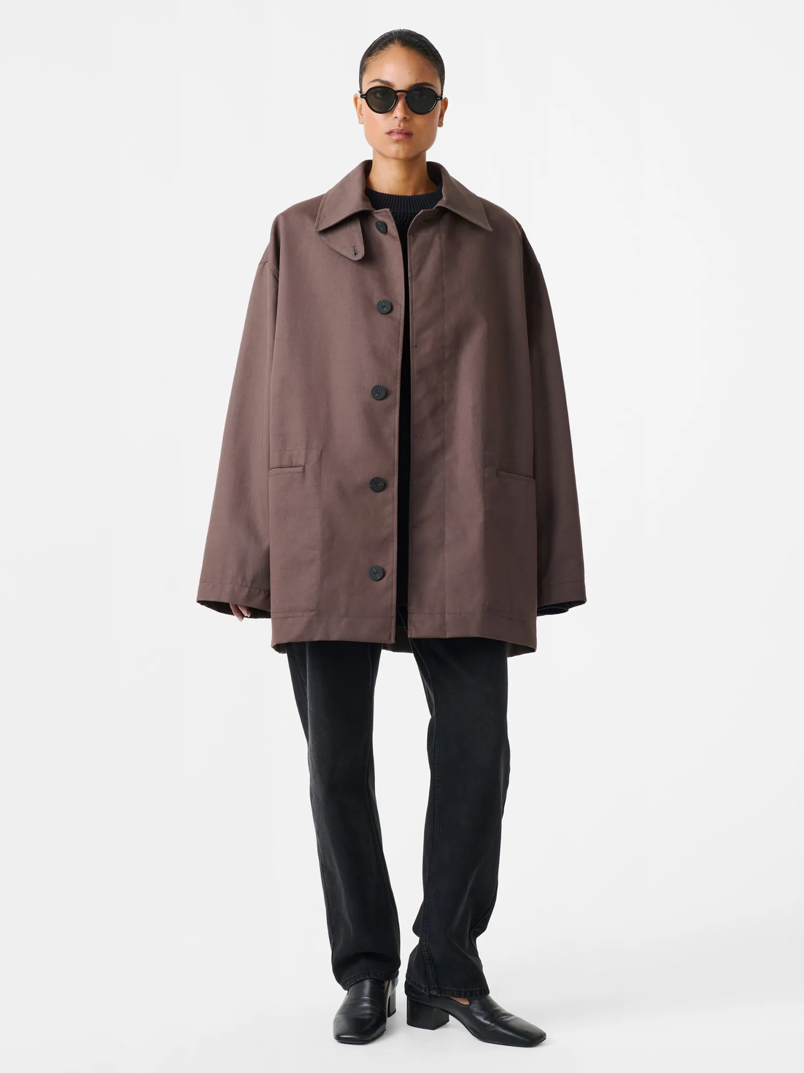 Sale Studio Nicholson Measure Jacket Moss / Black